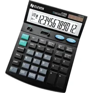 Kalkulatory - Kalkulator Eleven CT666N, stolní s výpočtem DPH, dvanáctimístná (CT-666N) Czarna - miniaturka - grafika 1