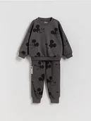 Bluzy i sweterki niemowlęce - Reserved - Bawełniany komplet Mickey Mouse - czarny - miniaturka - grafika 1