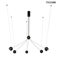 Lampy sufitowe - MOOSEE lampa wisząca OCTO 5 czarna - miniaturka - grafika 1