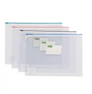 Teczki i skoroszyty - D RECT Teczka suwak A5 ZIPP BAG D'Rect - miniaturka - grafika 1