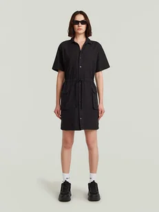 G-Star Sukienka w kolorze czarnym - Sukienki - miniaturka - grafika 1