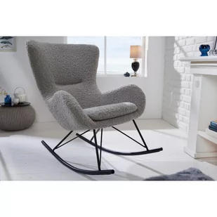 Fotel bujany scandinavia swing szary 43140 - Fotele - miniaturka - grafika 1