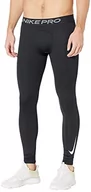 Legginsy - Nike Męskie legginsy M Np Warm Tght, Czarny/czarny/biały, XXL - miniaturka - grafika 1