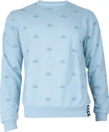 Bluzy męskie - Kappa Bluza męska Kappa Iver niebieska 309038 16-4013 M - miniaturka - grafika 1