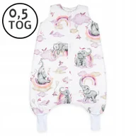 Śpiworki dla dzieci - LETNI Śpiworek z nogawkami 68-86 S WZORY!!! - miniaturka - grafika 1