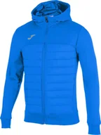 Bluzy męskie - Joma Joma Berna Hoodie 101103-700 Niebieskie XXL - miniaturka - grafika 1