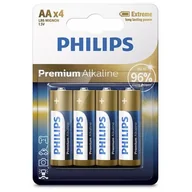 Baterie i akcesoria - Philips Premium Alkaline AA 4 szt (LR6M4B/10) - miniaturka - grafika 1