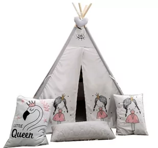 Namiot dla dzieci TIPI WIGWAM DOMEK mata xxl velvet/księżniczka CE - Namioty i tipi dla dzieci - miniaturka - grafika 1