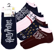 Skarpetki damskie - Harry Potter, skarpetki stopki damskie, 35-38, 4 pary, MIX wzorów - miniaturka - grafika 1