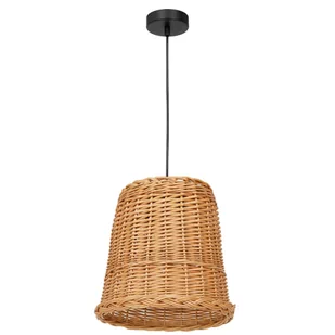 Milagro Lampa wisząca VIMINI NATURAL WOOD 1xE27 MLP7994 - Lampy sufitowe - miniaturka - grafika 1
