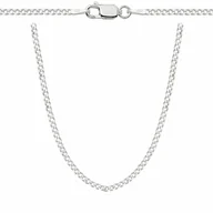 Łańcuszki - OPRAVA SREBRNY ŁAŃCUSZEK PANCERKA 925 - 2MM 45cm - miniaturka - grafika 1