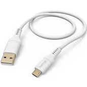 Kable - Kabel HAMA Ładujący/data Flexible USB-A - microUSB 1.5m Biały - miniaturka - grafika 1