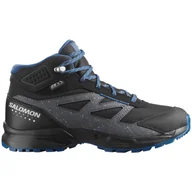 Buty dla chłopców - Buty dziecięce Salomon Outway Mid Climasalomon™ Waterproof Rozmiar butów (UE): 36 / Kolor: czarny/niebieski - miniaturka - grafika 1