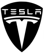Dekoracje domu - Dekoracja 3D Do Pokoju Warsztatu Logo Tesla L150 - miniaturka - grafika 1