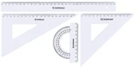 Linijki, ekierki - Donau Zestaw geometryczny duży transparentny - miniaturka - grafika 1