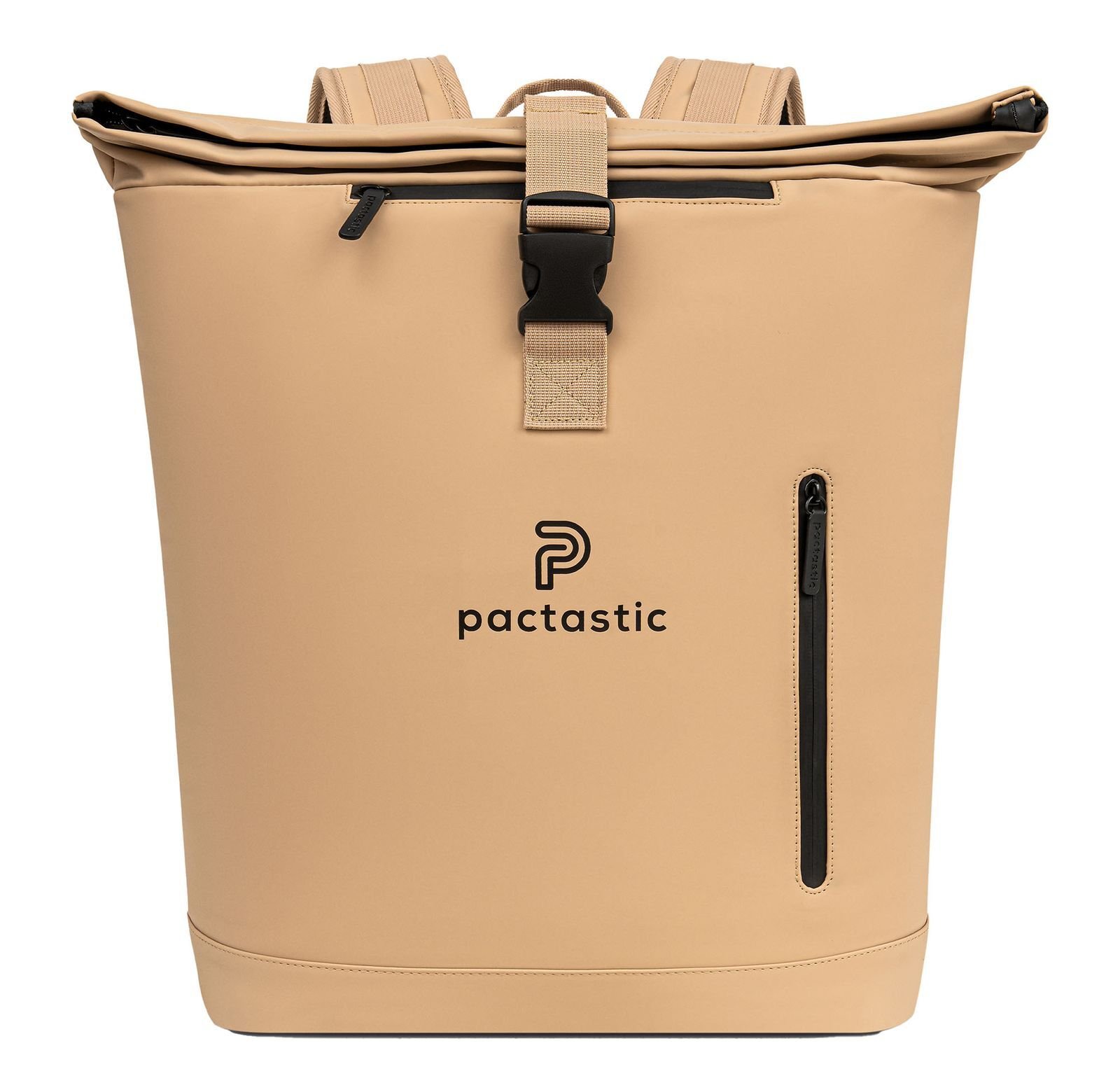 Pactastic plecak z przegrodą na laptopa Urban Collection Rolltop Backpack 45 cm 24L Beige