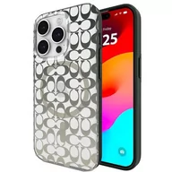 Etui i futerały do telefonów - Etui COACH Signature C Ombre MagSafe do Apple iPhone 15 Pro Przezroczysto-zielony - miniaturka - grafika 1