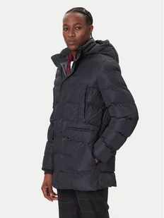 Geox Kurtka zimowa Leitan M5628B T3266 F9112 Czarny Regular Fit - Kurtki męskie - miniaturka - grafika 1