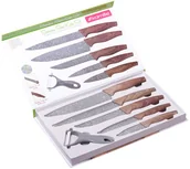 Noże kuchenne - Kamille Komplet noży obieraczka 6 el. w pudełku 5043 - miniaturka - grafika 1