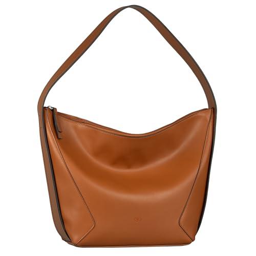 TOM TAILOR Damska torebka Manola, Cognac Brown, brązowy (cognac)