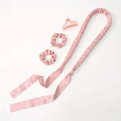 Wałki do włosów - TEMU 4 szt. Wełniany kolorowy farb do włosów, bez gorąca, krętacz, miękki, komfortowy zestaw z dużą kołyską do włosów i plastikową uchwytem do - miniaturka - grafika 1