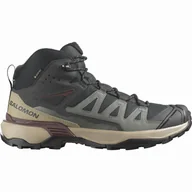 Buty trekkingowe męskie - Buty męskie Salomon X Ultra 360 Mid Gore-Tex Rozmiar butów (UE): 44 2/3 / Kolor: czarny/szary - miniaturka - grafika 1