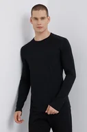 Bielizna sportowa męska - Icebreaker longsleeve funkcyjny wełniany kolor czarny - miniaturka - grafika 1