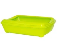 Kuwety dla kotów - Yarro Moderna Kuweta owalna z ramką duża 50cm kiwi [Y3610] 13228 - miniaturka - grafika 1