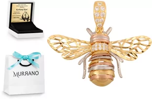 Złota zawieszka 585 fantazyjna PREZENT GRAWER - Zawieszki - miniaturka - grafika 1