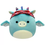 Maskotki i pluszaki - Squishmallows Wersja B Seria 17, Pluszak, 19 cm  Tatina - Dark Teal Dragon W/Bandana - miniaturka - grafika 1