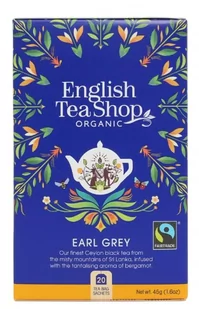 English Tea Shop ETS Fairtrade Organic Earl Grey 100 saszetek 3485 - Herbata - miniaturka - grafika 1