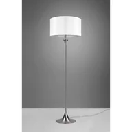 Lampy stojące - Trio Sabia 415700307 lampa stojąca podłogowa 3x40W E27 srebrna/biała - miniaturka - grafika 1