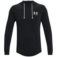 Bluzy sportowe męskie - Męska bluza Under Armour Rival Terry LC HD Rozmiar: M / Kolor: czarny - miniaturka - grafika 1