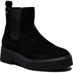 Tommy Hilfiger Skórzane sztyblety - Sztyblety damskie - miniaturka - grafika 1