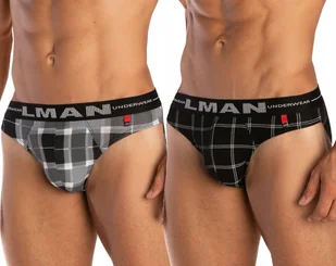 SLIPY 2PAK męskie LAMA Bawełniane M-738 MAJTKI r.M - Majtki męskie - miniaturka - grafika 1