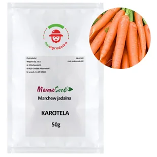 Marchew jadalna Karotela 50g - WegAna - Nasiona i cebule - miniaturka - grafika 1