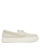 Mokasyny męskie - Calvin Klein Mokasyny Hybrid Lace Up Boat Lth HM0HM01812 Écru - miniaturka - grafika 1