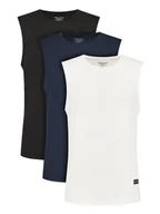 Koszulki męskie - Blend Komplet 3 tank topów 20718768 Kolorowy Regular Fit - miniaturka - grafika 1