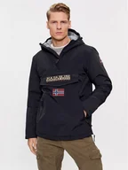 Kurtki męskie - Napapijri Kurtka anorak Rainforest Pocket 2 NP0A4GMD Czarny Regular Fit - miniaturka - grafika 1