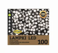 Oświetlenie świąteczne - Bulinex LAMPKI LED FLESZ 100L Z DODATKOWYM GNIAZDEM zakupy dla domu i biura! 13-138 (13-132) - miniaturka - grafika 1