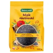 Bakalie - Bakalland Mak Mielony Parzony 500g - miniaturka - grafika 1