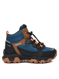 Geox Trekkingi J Magnetar B Abx J463ZC 050FU C0948 M Granatowy - Buty trekkingowe dziecięce - miniaturka - grafika 1