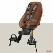 Foteliki rowerowe - Fotelik dziecięcy przedni Urban Iki brown/black - miniaturka - grafika 1