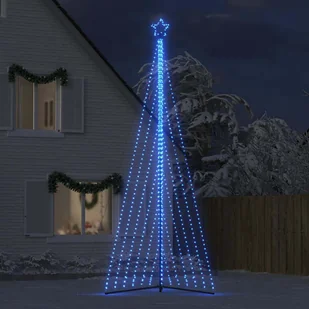 vidaXL Oświetlenie choinkowe 789 LED niebieskie 476 cm - Oświetlenie świąteczne - miniaturka - grafika 1