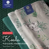 Koce i narzuty dla dzieci - PIELUSZKA BAMB.65X65 KOALA - miniaturka - grafika 1