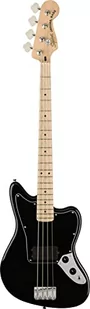 Squier by Fender Affinity Series Jaguar Bass z przetwornikiem Humbucker, podstrunnica klonowa, czarna - Gitary elektryczne - miniaturka - grafika 1