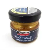 Decoupage - Pasta woskowa metaliczna 20 ml - złota - miniaturka - grafika 1