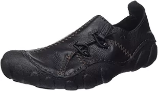 Clarks Męskie klapki Mamo Spirit 2, czarna skóra, 44 EU - Klapki i japonki męskie - miniaturka - grafika 1