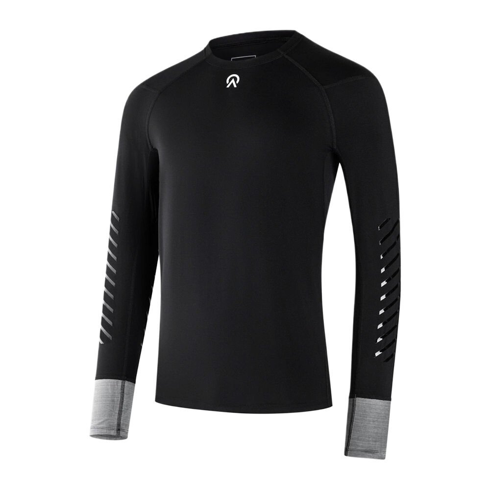 Koszulka męska AYCANE Blade Hybrid Base Layer Long Sleeve Black M
