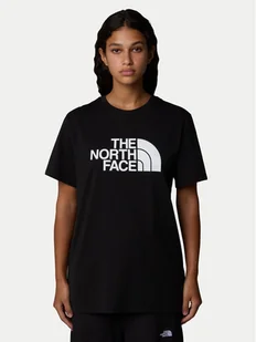 The North Face T-Shirt Easy NF0A8A6G Czarny Loose Fit - Koszulki i topy damskie - miniaturka - grafika 1